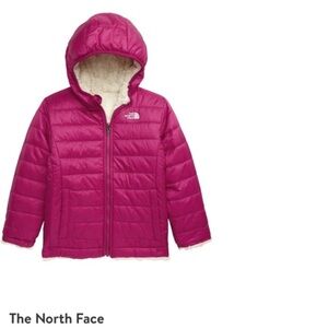 The North Face kids reversible quilted fleece jacket Size 6